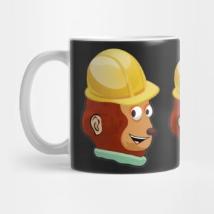 Monkey Stare puppet meme, funny memes Mug